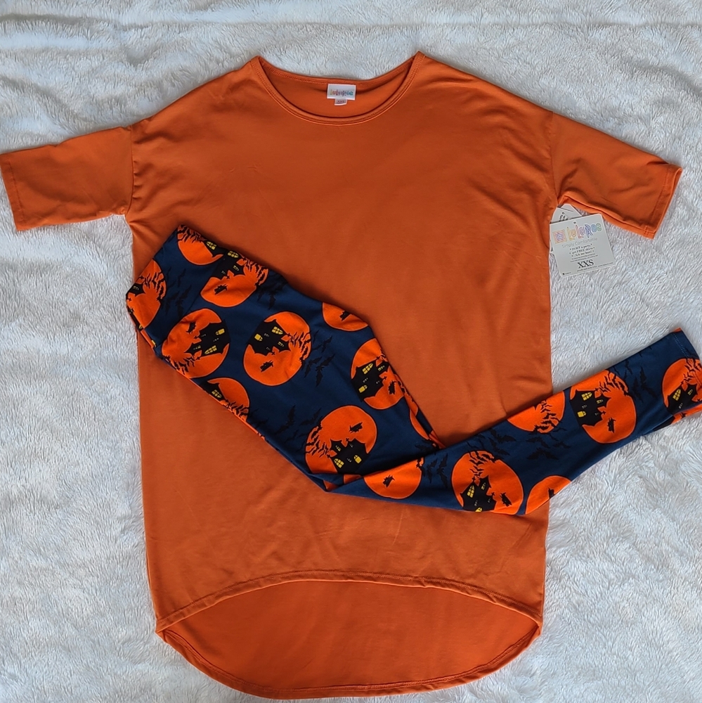 Lularoe Vintage Unicorn Halloween outfit XXS OS🎃 - Picture 2 of 6